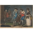 thumbnail image 2 of John Raphael Smith 18x14 Gold Ornate Wood Frame and Double Matted Museum Art Print Titled - The Prodigal Son Returns Reclaim’D (C. 1775), 2 of 4