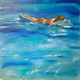 thumbnail image 3 of Hoffman, Kate 20x20 Black Modern Framed Museum Art Print Titled - Raft, 3 of 5