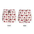 thumbnail image 6 of Goofa Strawberry Printed Women 2 in 1 Running Shorts,Quick Dry Athletic Workout Shorts,High Waisted Athletic Shorts with Liner Pockets-Small, 6 of 9