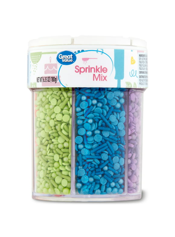 Great Value 6-Cell Bright Sprinkles. 5.9oz