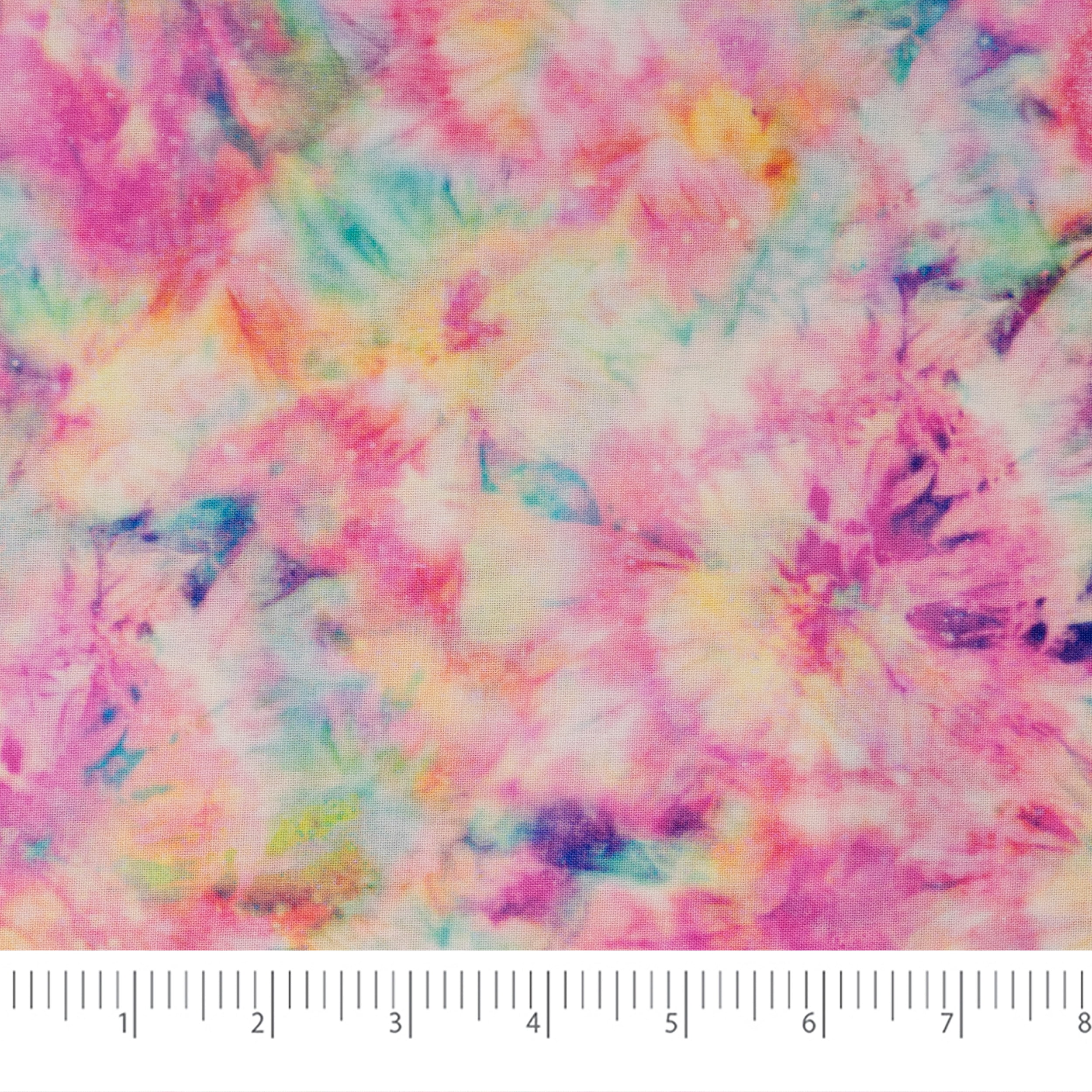 Singer Fabric 100% Cotton Tie Dye 10 Inch Square Charm, 20Pc