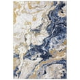 thumbnail image 3 of Yesurprise 6' x 9ft Abstract Area Rugs - Modern Marble Design, Washable Boho Area Rugs for Bedroom, Dining Room - Indoor Non-Slip Carpet - Blue, 3 of 7