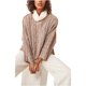 thumbnail image 1 of Free People Suéter Good Day para mujer, marrón, mediano, 1 of 2
