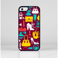 thumbnail image 1 of The Vibrant Burgundy Vector Shopping Skin-Sert Case for the Apple iPhone 5c, iPhone 13, 1 of 4