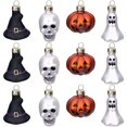 thumbnail image 1 of Adornos de cristal de Halloween Watayo, 12 unidades, para decoración, 1 of 7