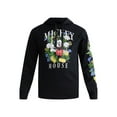 thumbnail image 5 of Disney Men's Floral Mickey Mouse Graphic Hoodie Sweatshirt, Sizes S-3XL, 5 of 5
