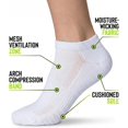 thumbnail image 3 of Tipi Toe Women's 6-Pack Athletic Cushioned Comfort Arch Support Socks, 3 of 7