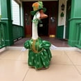 thumbnail image 4 of ZhyrZng Porch Goose Outfits St Patricks Day Costume | St Patricks Day Goose Outfit & Porch Goose St Patricks Day Green Clothing | Decorative Garden Statue Clothes Accessories For 23 Inch Lawn, 4 of 5