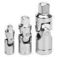 thumbnail image 1 of sseff444 Universal Socket Adapter 1/4 3/8 1/2 Inch Steel 3 Pieces Silver, 1 of 5
