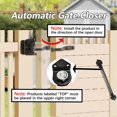 thumbnail image 3 of Resorte para portón HOME MASTER HARDWARE de 28 cm, cierre automático, paquete de 2, 3 of 6
