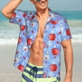 thumbnail image 7 of Susaid coffee love cup winter Print Hawaiian Shirts for Men Women,Hawaiian Summer Short-Sleeve Casual Relaxed-Fit Button-Down,Small, 7 of 7