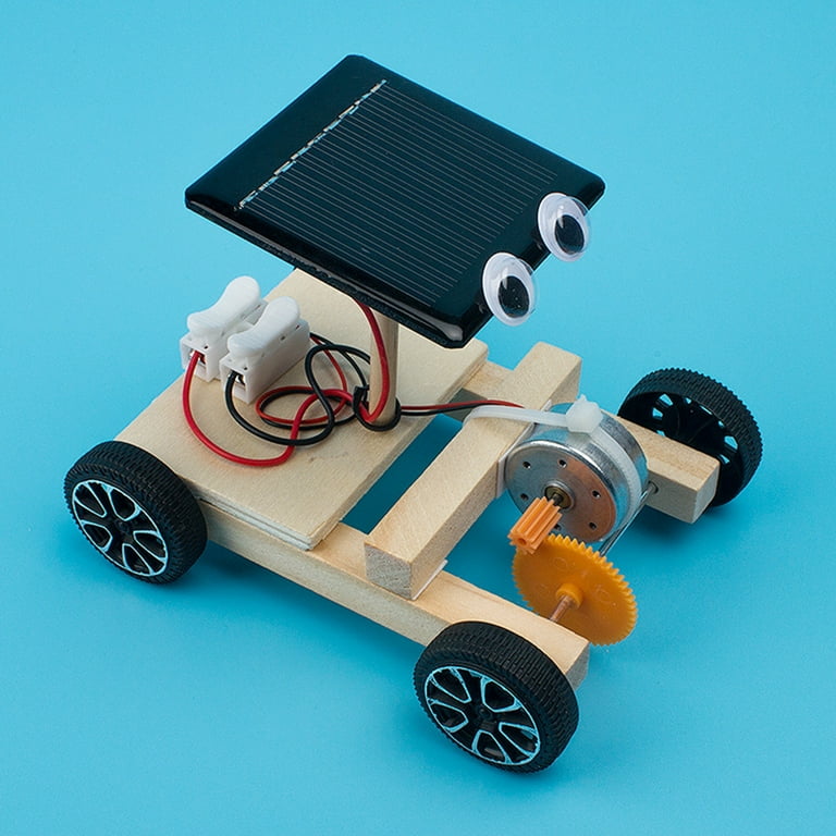 DIY Solar Car Science Educational Toy Rc Cars for Kids DIY Solar Power Car Child Walmart