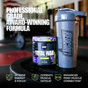 REDCON1 Total War Pre-Workout Powder Beta-Alanine & Citrulline Malate, Sour Gummy Bear, 20 Servings