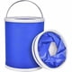 thumbnail image 1 of Collapsible Bucket with Storage Case,11L Durable Pop Up Water Bucket for Car Washing, Camping Fishing,Foldable Bucket (Blue), 1 of 5