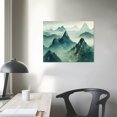 thumbnail image 3 of COMIO Mountain Framed Canvas Wall Art Set, Forest Wall Decor, Woodland Landscape Wall Painting, Nature Outdoor Scenery Art Prints for Living Room, Bedroom, Office, Dining Room, 3 of 4