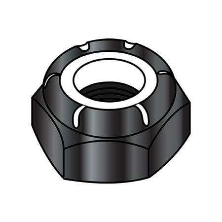 

1/4-20 Thin Pattern Nylon Insert Hex Lock Nut 18 8 Stainless Steel Black Oxide (Pack Qty 1 000) BC-14NST188B