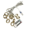 thumbnail image 1 of led Curtain Icicle String Lights Remote Control Waterproof Christmas Fair USB Waterfall Lights Outdoor Curtains, 1 of 8