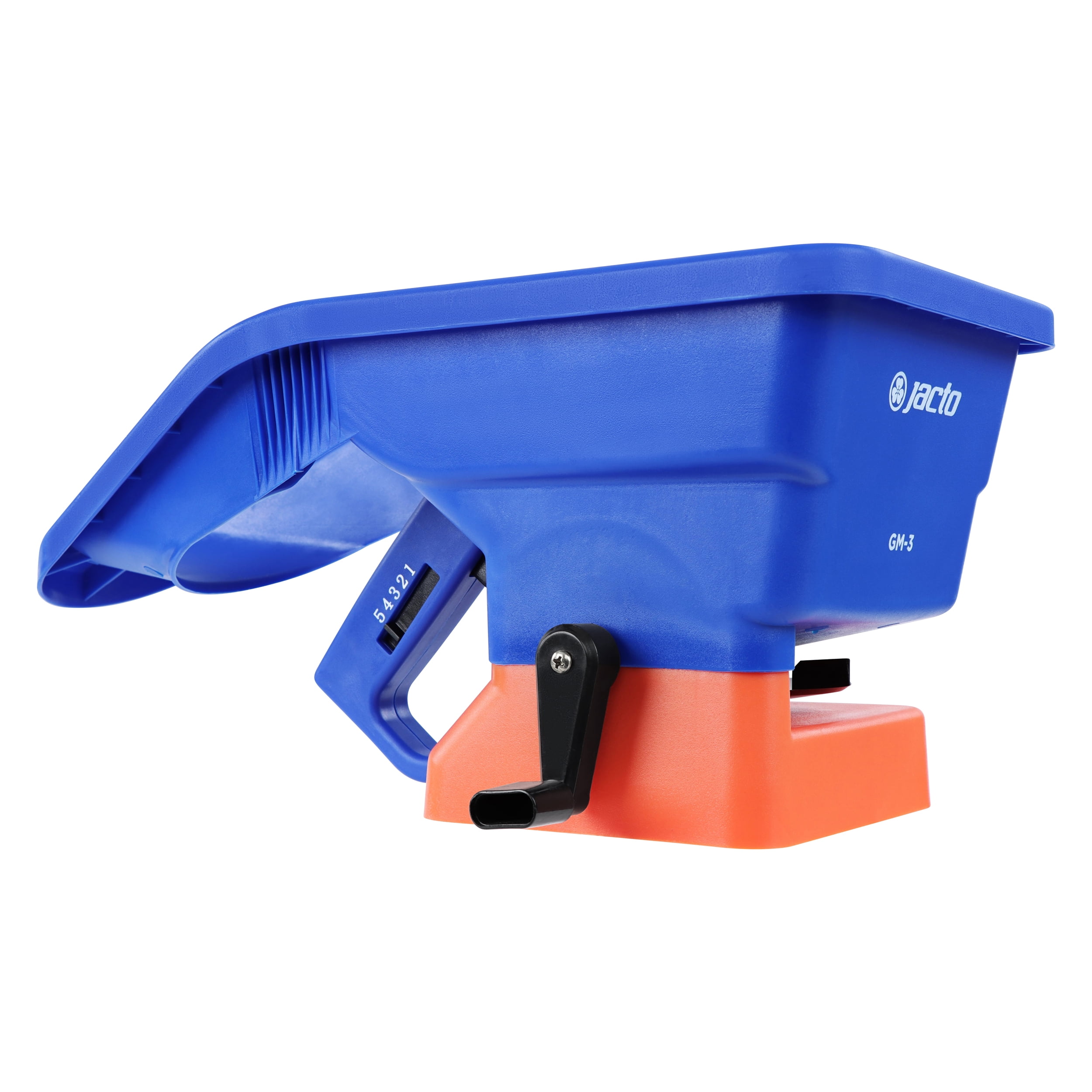 Jacto Grass Seed Spreaders for Lawns - Handheld Rock Salt Spreader for Driveways
