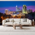 thumbnail image 2 of Wallpaper Skyline North Peel and Stick Wall Murals 69"H x 96"W Removable PVC Wall Paper Self-Adhesive Wall Paintings Art Decor for Bedroom Living Room, 2 of 7