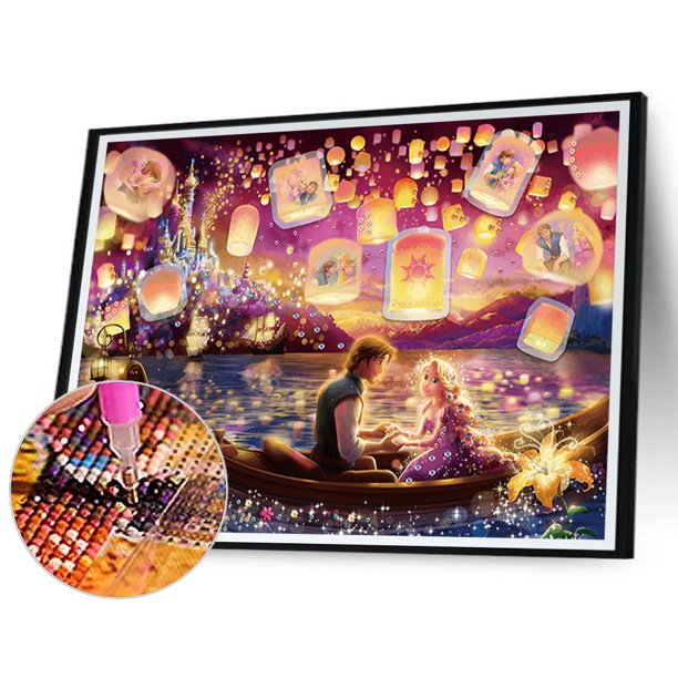 Cuadros Decorativos 5D bricolaje taladro redondo completo diamante pintura enredado Kit decoración del hogar arte artesanal Ehuebsd embutido en tela