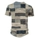 thumbnail image 4 of Camisas de Manga Larga para Hombres Casual Impreso Poliéster Botón Abajo Blusa, Cuello Redondo para el Uso Diario, Al Aire Libre Y de Fiesta, 4 of 5