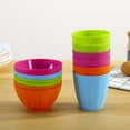 thumbnail image 3 of HLONK 6Pcs Colorful Plastic Bowls for Home Use, 3 of 7