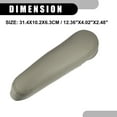 thumbnail image 4 of Car Center Console Seat Armrest Cover Driver Side for Toyota Sequoia 2001-2007 Faux Leather Beige, 4 of 7