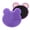 Purple, variant on Happydeer Cute Bear Shape Makeup Brush Cleaning Box Eye Shadow Blush Powder Sponge Dry Tool