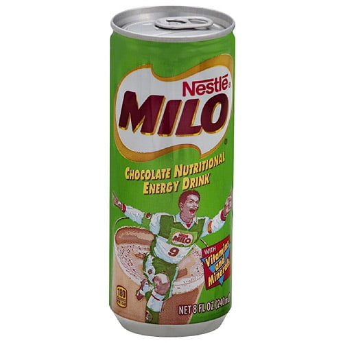 Nestle Milo Chocolate Nutritional Energy Drink, 8 fl oz, (Pack of 24