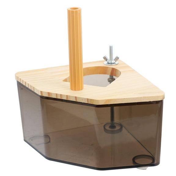 HOMOBABE 1Set Transparent Gray Parakeet Nesting Box Suitable for Breeding and Home Living