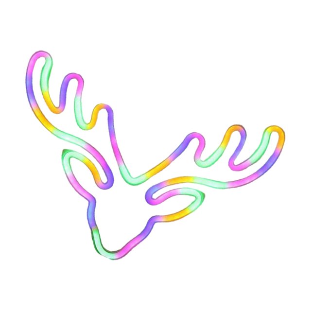 Lámpara de escritorio Yinane con Luz de Reno de Navidad moderna Luz de noche presente arte de Reno para sala de estar escritorio dormitorio Multicolor