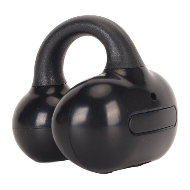Auriculares inalámbricos con clip y Bluetooth 5.3, estéreo, de una sola oreja, abiertos, para negocios, color negro