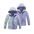 thumbnail image 1 of MGEOY Manteau Réversible pour Garçons et Filles, Léger, Imperméable, Doublé en Molleton, Imperméable pour Enfants (4-12), 1 of 9