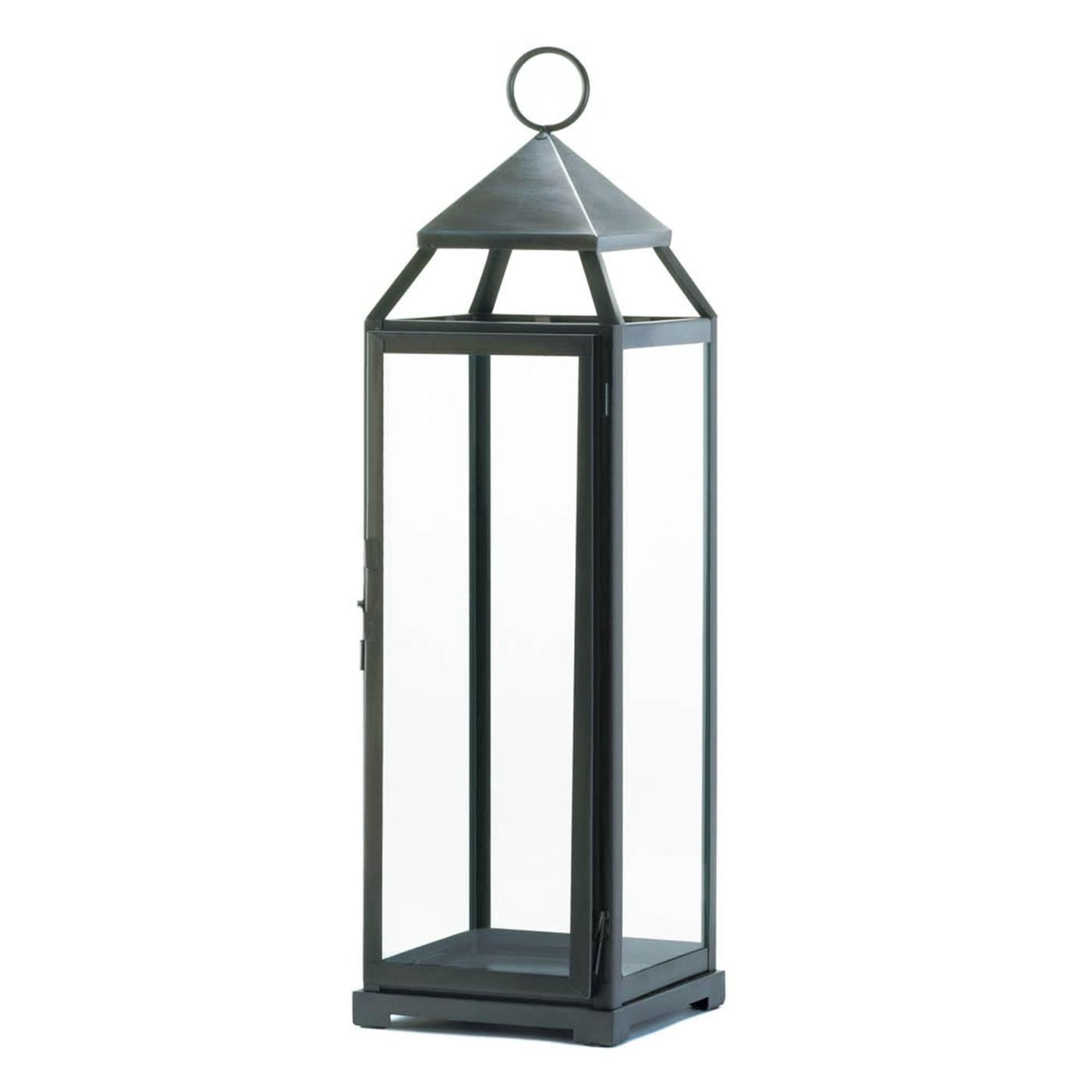 CONTEMPORARY CANDLE LANTERNS IN VARIOUS COLORS AND SIZES 