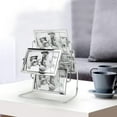 thumbnail image 2 of Photography Photo Frame Rotating Photo Frame Metal Photo Frame Metal + Glass For Family For Wedding Party Friends Living Room, 2 of 8