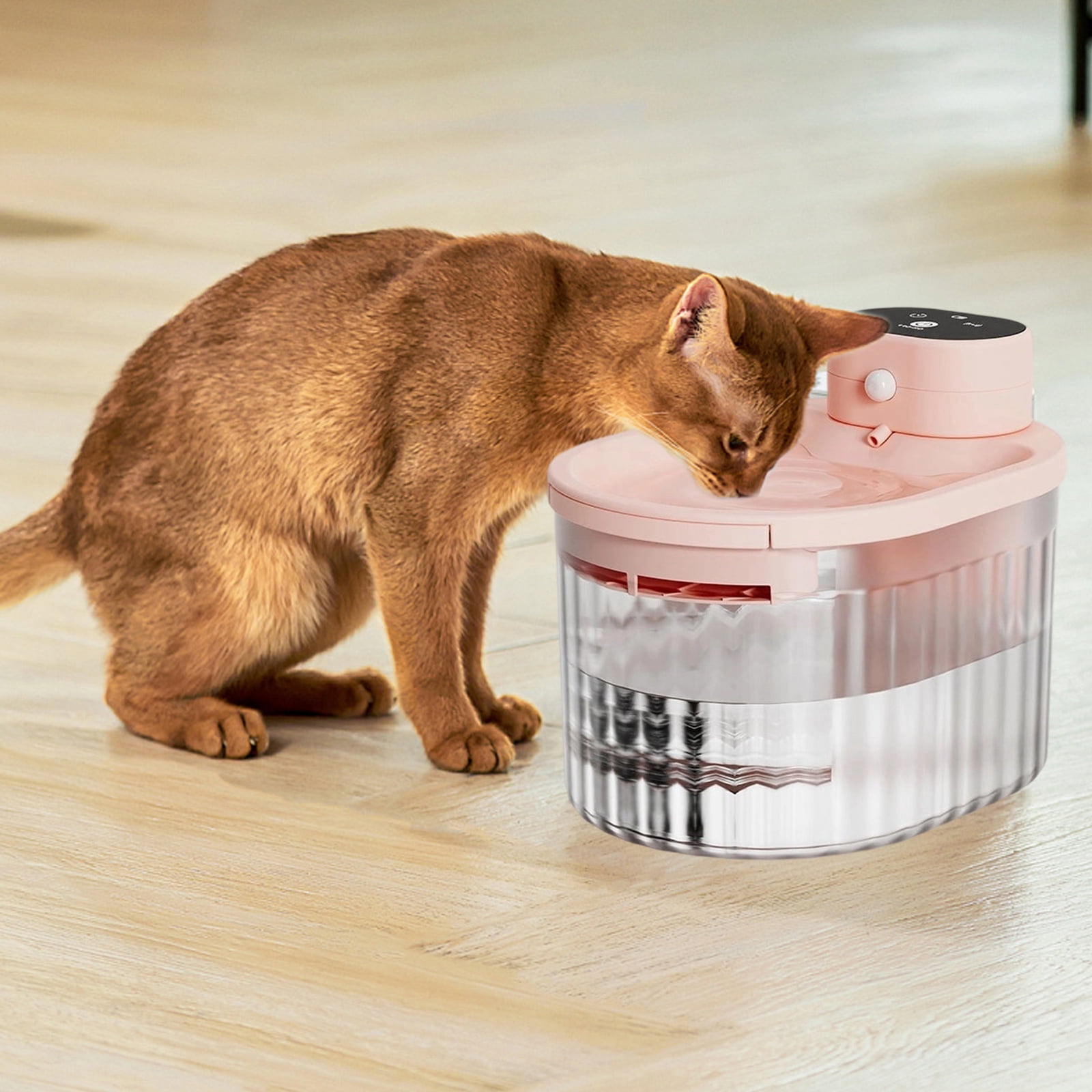 Automatic Pet Water Fountain Drinking Dispenser with Circulating for and Small Dogs Multiple