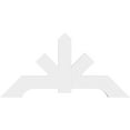 thumbnail image 2 of 60"W x 30"H x 2"D x 6"F, 12/12 Pitch, Vanguard Architectural Grade PVC Gable Bracket, 2 of 8