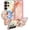 Rose Gold Marble, variant on CASEFIV Compatible with Magnetic for Samsung Galaxy S26 Ultra Case with Invisible Ring Stand,Rugged Slim Shockproof Marble Pattern Design Case for Women Men Girls,Orange Marble