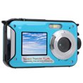 thumbnail image 1 of Cámara Subacuática de 2.7k, Cámaa Impermeable de 11 pasteles Cámae Subacuática Selfie de Pantalla Dual Confoce Autico de 48MP Para Snorkel Cámara Flotante Flotante Digital Flotante, 1 of 7