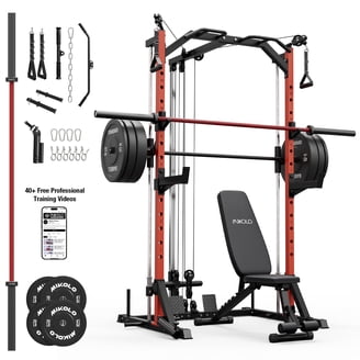 RitKeep PMAX 5600 Pro Home Gym Smith Machine, 6-in-1 Squat Rack