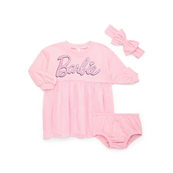 Disney Character Baby Girls Tutu Dress, Diaper Cover & Headband, 3-Piece Set, Sizes 0/3 Months -24 Months