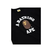 BAPE Mens College Tee Black, from StockX