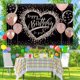 thumbnail image 4 of Happy Birthday to You Backdrop Glitter Rose Gold Happy Birthday Background Banner Birthday Party Decorations for Women Girls Princess Birthday Supplie, 4 of 4
