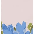 thumbnail image 2 of Simply Daisy's Tulip Blossom Garden 18x14 inch Blue Floral Print Placemat (Set of Four), 2 of 2