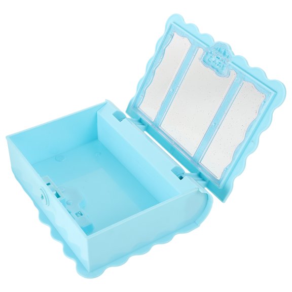 HOMEMAXS  Storage Bins with Lids Mini Suitcase for Dolls Children's Jewelry Box