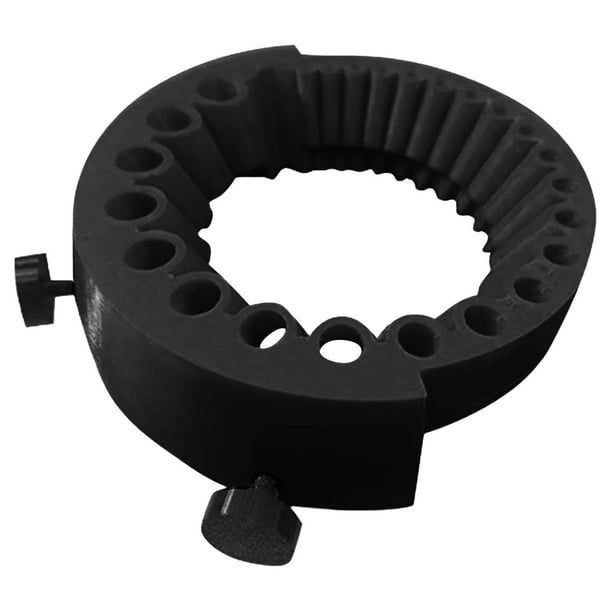 Afilador de brocas, accesorio para afilar brocas, amoladora de brocas usadas, amoladora angular para afilar brocas, para afilar 2 brocas de 13 mm (negro)