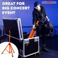 thumbnail image 3 of 5Core Speaker Stand Tripod Tall Adjustable 72 Inch DJ Studio Monitor Stands Pole Mount ORANGE, 3 of 12