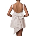 thumbnail image 1 of Vestido de cóctel Aosadin Mini para boda, invitada al baile de graduación, rosa satinado, 16, 1 of 6