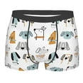 thumbnail image 4 of Goofa Puppy Printed Men's Boxer Briefs Underwear, Moisture-Wicking Underwear, Trunk,Soft and Breathable Cotton Underwear-Small, 4 of 9