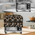 thumbnail image 5 of FOR U DESIGNS Dog Paw Cow Pattern Microwave Oven Dust Cover Dust-Proof Shield for Countertop Appliances Foldable Kitchen Appliance Protector with Top Handle-L, 5 of 8